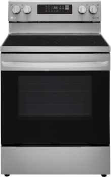 30"W6.3Cuft Electric Smoothtop Smart Range Stainless Steel