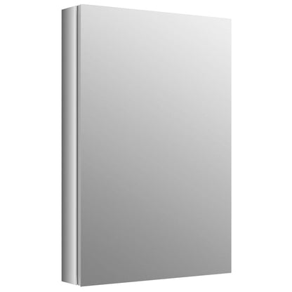 20" x 30" Single Door Reversible Hinge Frameless Mirrored Medicine Cabinet from the Verdera Collection