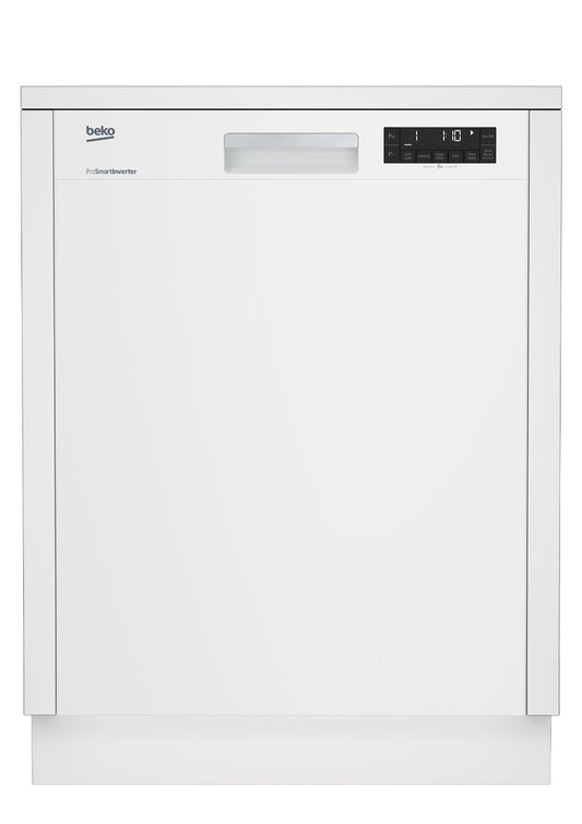 Tall Tub White Dishwasher, 14 place settings, 48 dBa, Front Control