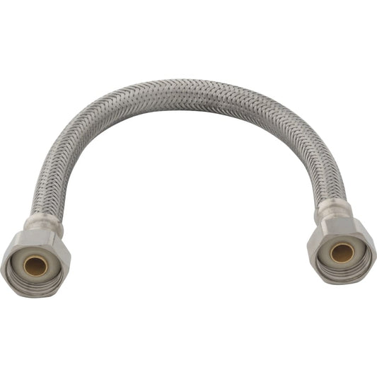 1/2" x 1/2" FIP 16 Stainless Steel Sink Connector