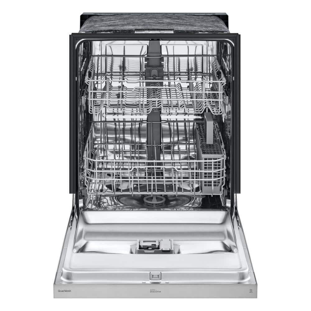 24"W Full Console / Pocket Handle Dishwasher Stainless Steel