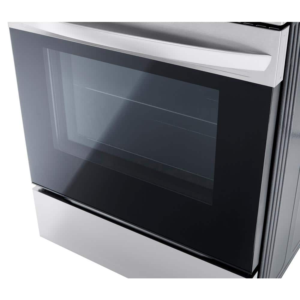 30"W6.3Cuft Electric Smoothtop Smart Range Stainless Steel