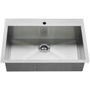 Edgewater 33" Single Basin Stainless Steel Kitchen Sink for Drop In or Undermount Installations with Single Faucet Hole - Drain Included - a3jwfmd65phahvoy2nxk@2x.jpg