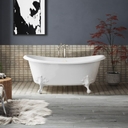 Artifacts 67" Free Standing Cast Iron Soaking Tub with Center Drain and Overflow - Claw Feet Sold Separately - cfgfbdr0pz5tc0mmpv0y@2x.jpg