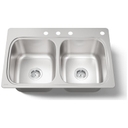 Verse 33" Double Basin Drop In Stainless Steel Kitchen Sink With Four Faucet Holes - d1f0dontv7g7oblg9uaf@2x.jpg