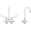 Double Handle 0.5GPM Ceramic Disc Bathroom Faucet with Wrist Blade Handles and 10-13/32" Gooseneck Spout from the Commercial Series - gtbbbg64n2ixbsqwaev6@2x.jpg