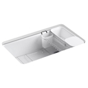 Riverby 33" Undermount Single Basin Enameled Cast Iron Workstation Kitchen Sink with Utility Rack, Sink Rack and Colander, and Intregral Cutting Board - jw84thbwx8h1pfdt4rtw@2x.jpg