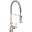 Weymouth 1.5 GPM Single Hole Pre-Rinse Pull Down Kitchen Faucet with Power Boost - qmkc2eowrqil2msiywdo@2x.jpg