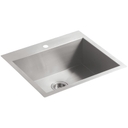 Vault 25" Single Basin Top-Mount/Under-Mount 18-Gauge Stainless Steel Kitchen Sink with SilentShield - vifjndxv9iwzkmuxluzh@2x.jpg