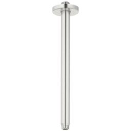 Rainshower 12" Ceiling Shower Arm with Flange and 1/2" Threaded Connection for Grohe Shower Heads - 28492BrushedNickel@2x.jpg