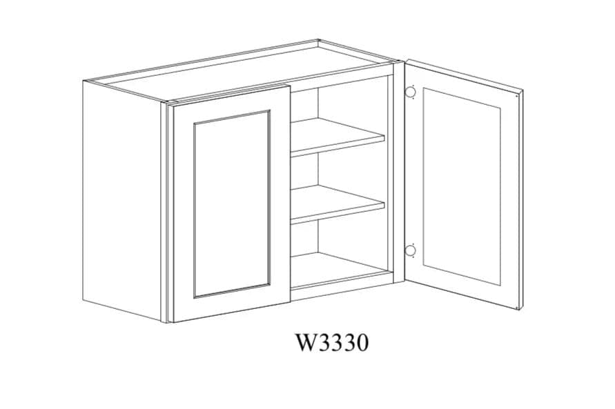 Wall Cabinet - 33"W x 30"H x 12"D - 3330-2@2x.jpg