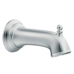7 1/4" Wall Mounted Tub Spout with 1/2" Slip Fit Connection from the Brantford Collection (With Diverter) - 3857moen@2x.jpg