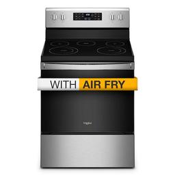 Whirlpool 4 Piece Kitchen Appliances Package with Side-by-Side Refrigerator, Electric Range, Dishwasher, and Over the Range Microwave in Fingerprint Resistant Stainless Steel - 44416964@2x.jpg