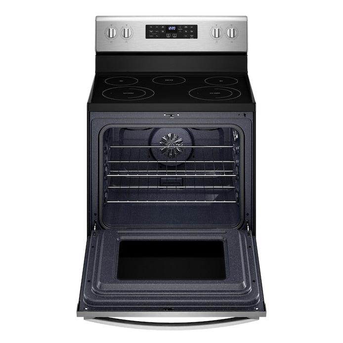 Whirlpool 4 Piece Kitchen Appliances Package with Side-by-Side Refrigerator, Electric Range, Dishwasher, and Over the Range Microwave in Fingerprint Resistant Stainless Steel - 44480667@2x.jpg