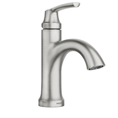 Wellton 4 in. Centerset Single Handle Bathroom Faucet in Spot Resist Brushed Nickel - 84980srn@2x.jpg