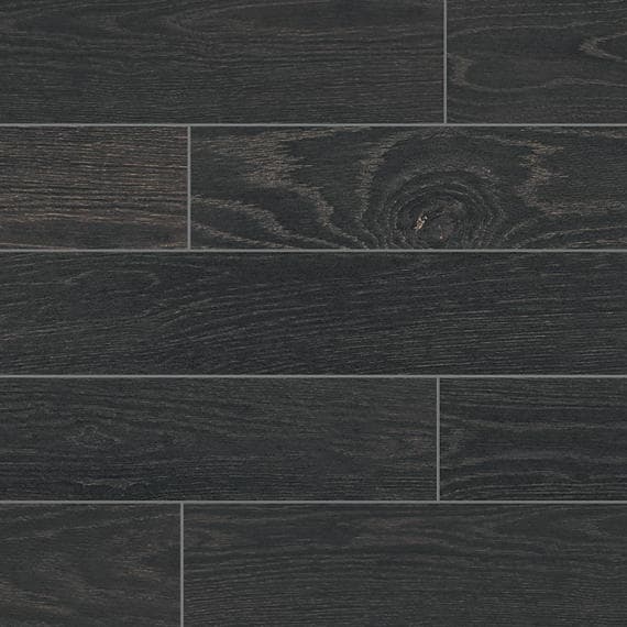Debonair Estate Ebony Plank 8X48 Matte