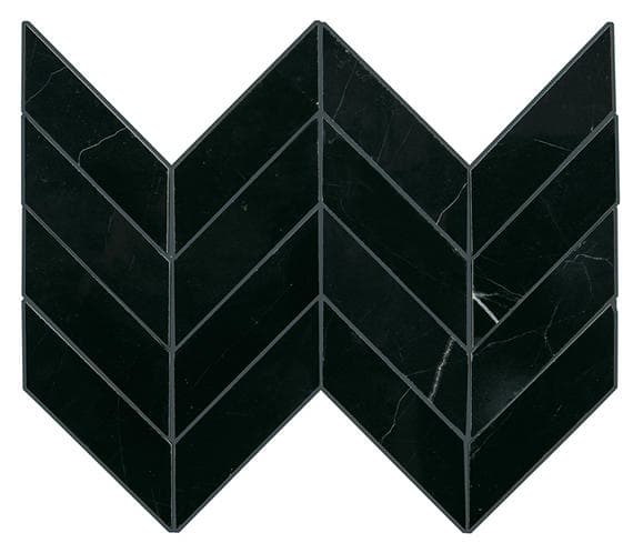 Pietra Divina Nero Marquina Rectangle 4X12 Honed - DAL_M462_Chevron_MS_NeroMarquina@2x.jpg