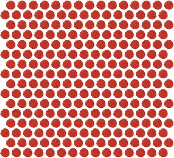 Color Wheel Mosaic Currant Herringbone 1X3 Glossy - DAL_SH17_PennyRound_Msc_Currant@2x.jpg