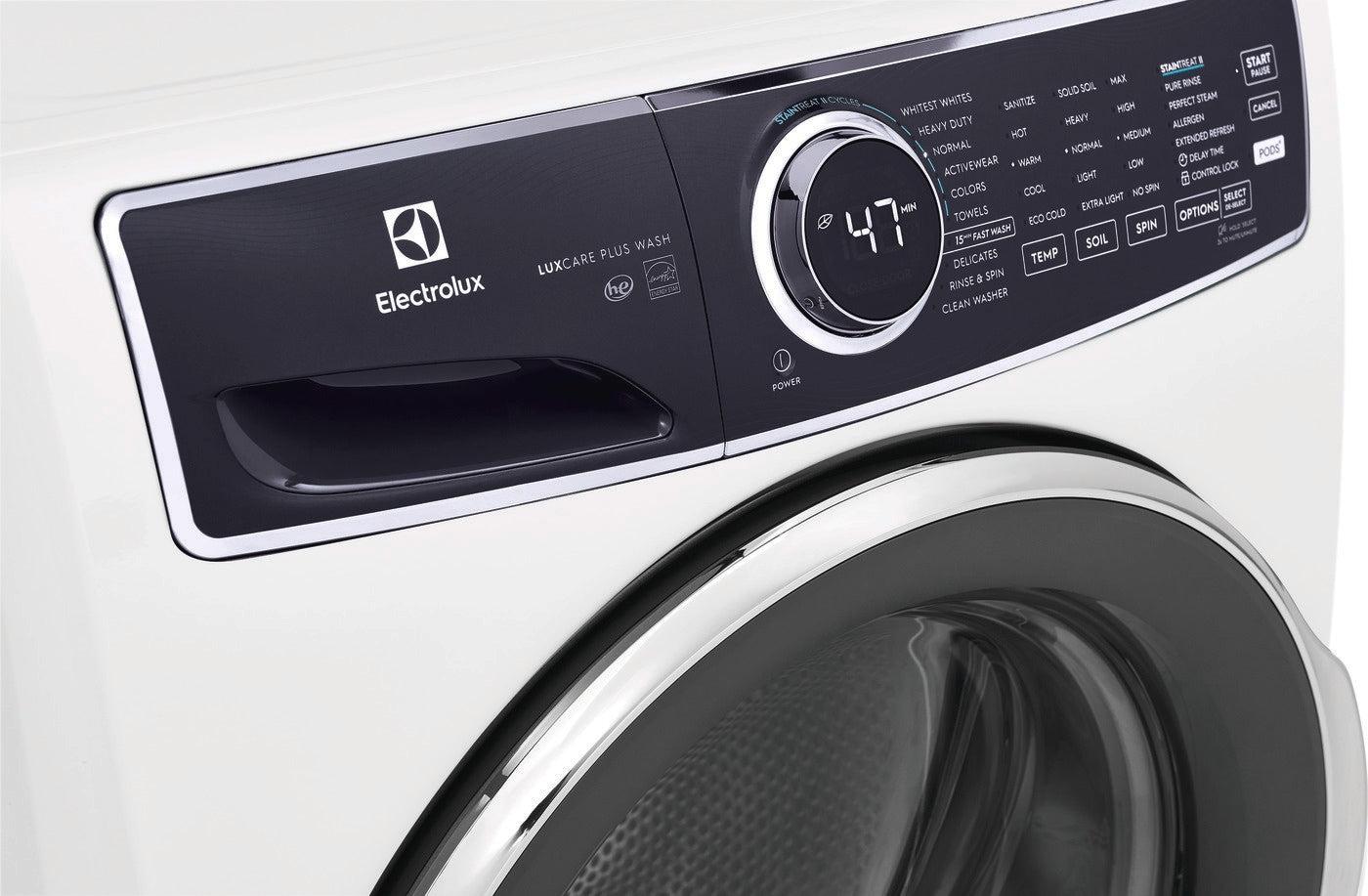 4.5 cu. ft. Stackable Front Load Washer in White with LuxCare Plus Wash System, Pure Rinse and 15-minute Fast Wash - ELFW7537AW-CRL2@2x.jpg