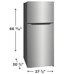 17.6 cu. ft. 28" Top Freezer Refrigerator in Brushed Steel, ENERGY STAR - FFHT1822UV-DIM@2x.jpg