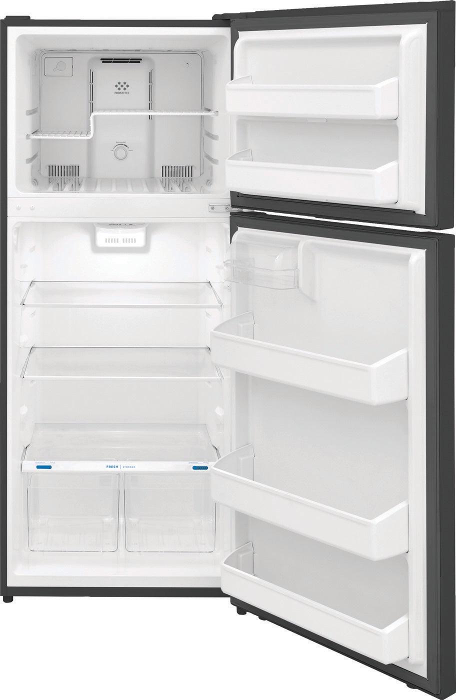 17.6 cu. ft. 28" Top Freezer Refrigerator in Brushed Steel, ENERGY STAR - FFHT1822UV-OE@2x.jpg
