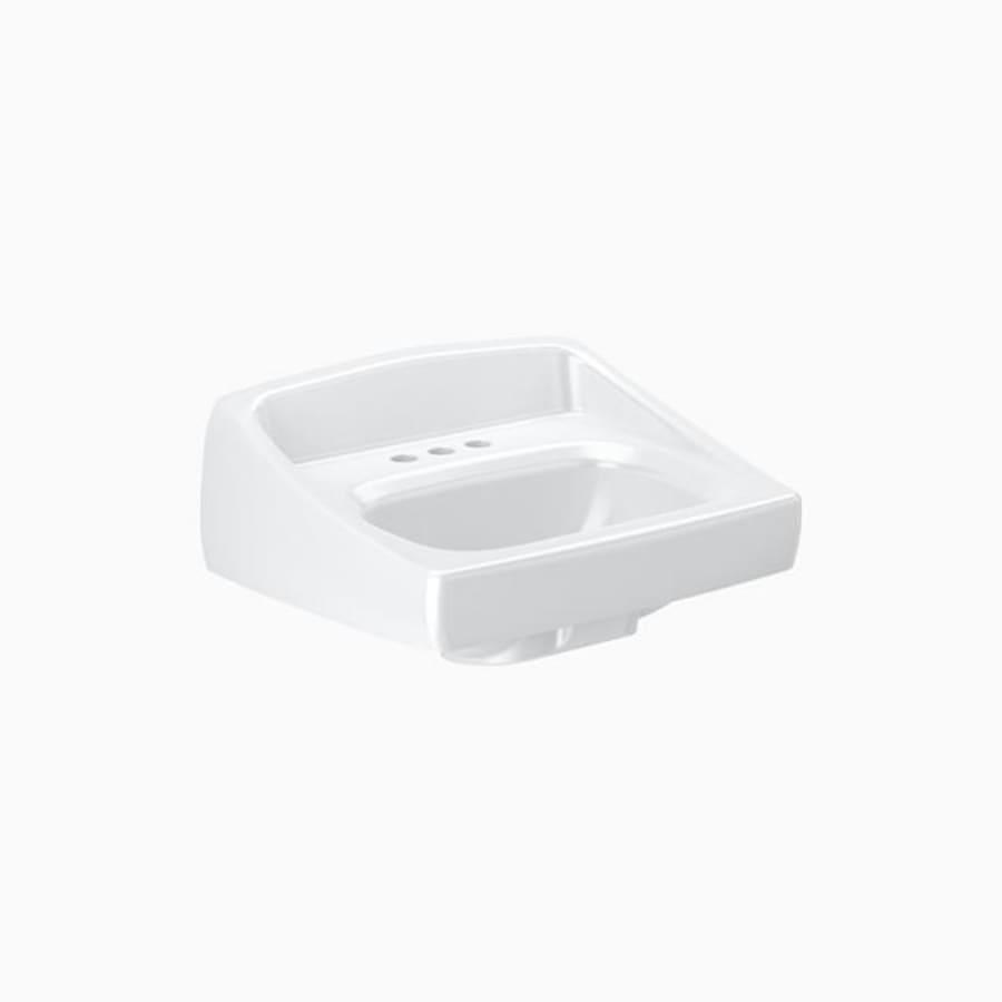 20-3/4" Single Basin Wall Mount Vitreous China Lavatory Sink