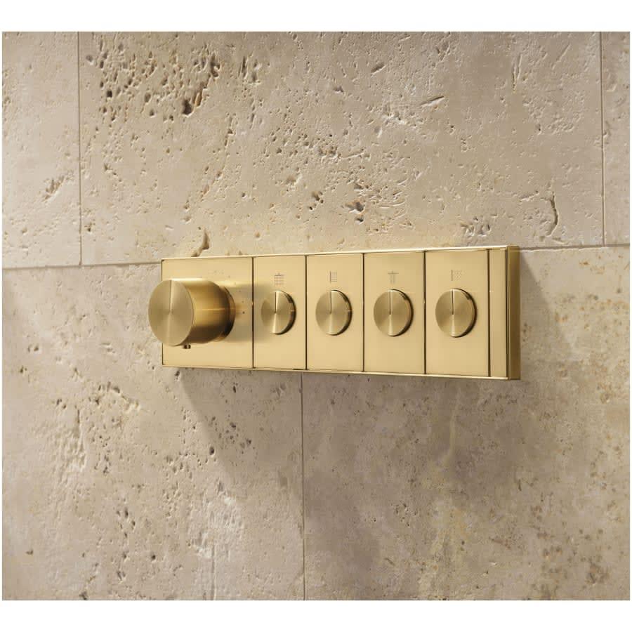 Anthem Four Function Thermostatic Valve Trim Only with Single Knob Handle, Integrated Diverter, and Volume Control - Less Rough In - a07ae4rfb83fjrryhsad@2x.jpg