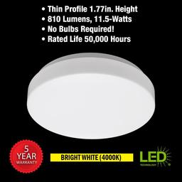 7 in. White Round Closet Light LED Flush Mount Ceiling Light 810 Lumens 4000K Bright White Bathroom Light Laundry Room - a0ljjutg3ieltionovss@2x.jpg
