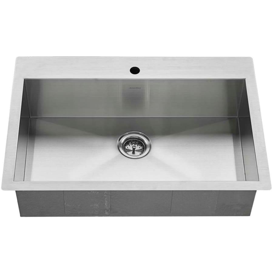 Edgewater 33" Single Basin Stainless Steel Kitchen Sink for Drop In or Undermount Installations with Single Faucet Hole - Drain Included - a3jwfmd65phahvoy2nxk_800x500@2x.jpg