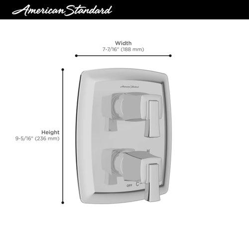 Townsend 3 Function Pressure Balanced Valve Trim Only with Double Handle, Integrated Diverter - Less Rough In - a3m3grwl3p9noy4ni84f_x500.jpg