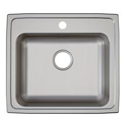 Lustertone™ Classic Single Bowl Kitchen Sink, Top Mount, ADA, 22 x 19-1/2 in, 5-3/8 in Bowl Depth, 1-Hole, 18 ga Lustrous Satin Steel, Stainless - a5a7744ug22x97q7onwu@2x.jpg