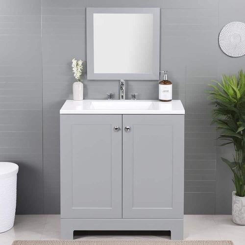 30 in. W x 19 in. D x 33 in. H Single Sink Freestanding Bath Vanity in Pearl Gray with White Cultured Marble Top - a6rwsafsiipaidceedlj_x500.jpg