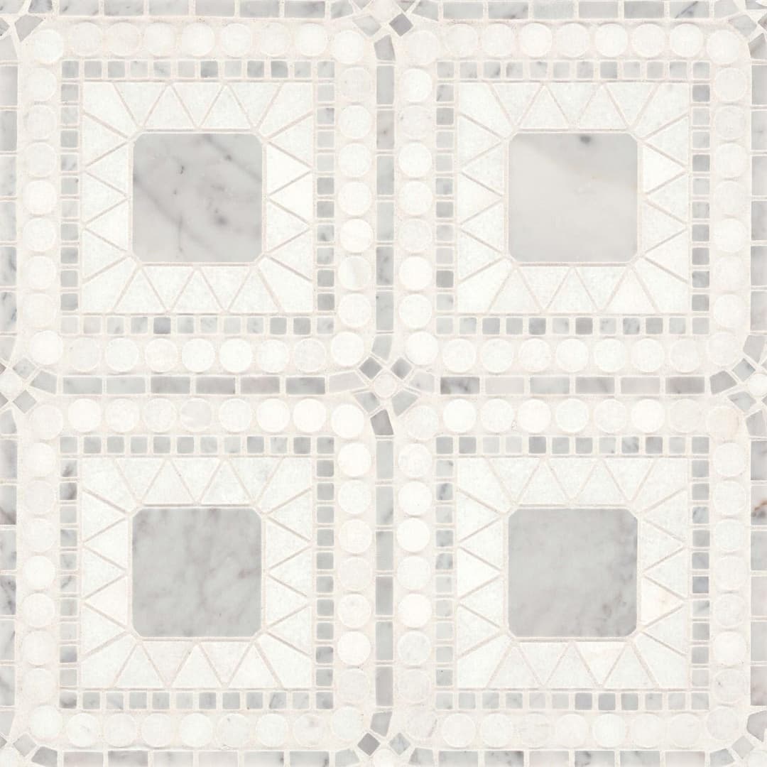 Atrium Honed Marble Blend Mosaic Tile in White Carrara & White Thassos - a7t9vvpfd0zrm0isthkm@2x.jpg