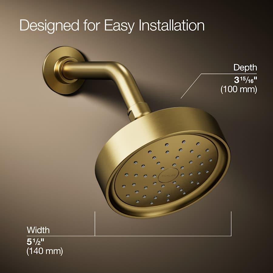 Purist 2.5 GPM Single Function Shower Head with MasterClean and Katalyst Air-Induction Spray Technology - abylolyucqbrrntwboxn@2x.jpg