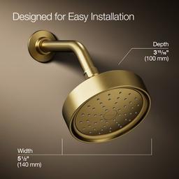 Purist 2.5 GPM Single Function Shower Head with MasterClean and Katalyst Air-Induction Spray Technology - abylolyucqbrrntwboxn@2x.jpg