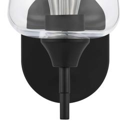 Pavlen 5.5 in. 1-Lights Black Sconce with Clear Glass Shade - acmwu7gqtnwa8jlallqm@2x.jpg