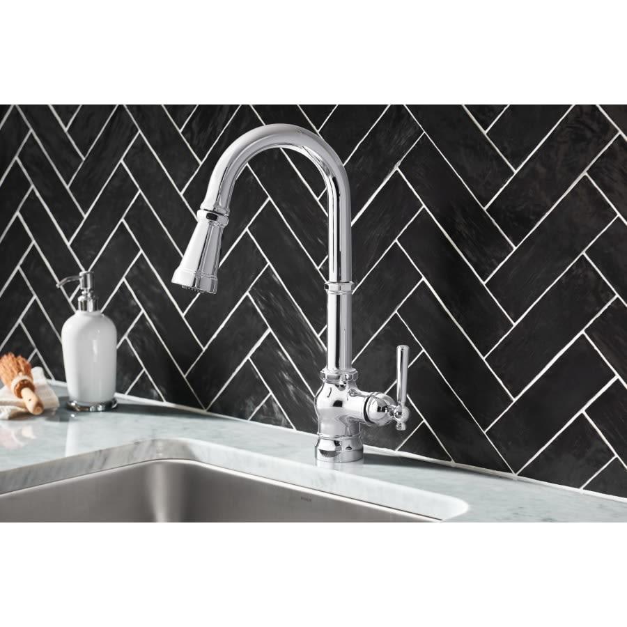 Paterson 1.5 GPM Single Hole Pull Down Kitchen Faucet with Duralast Cartridge and Reflex, PowerBoost, and Duralock Technologies - adumgqkvvzd5hdab0pvi@2x.jpg