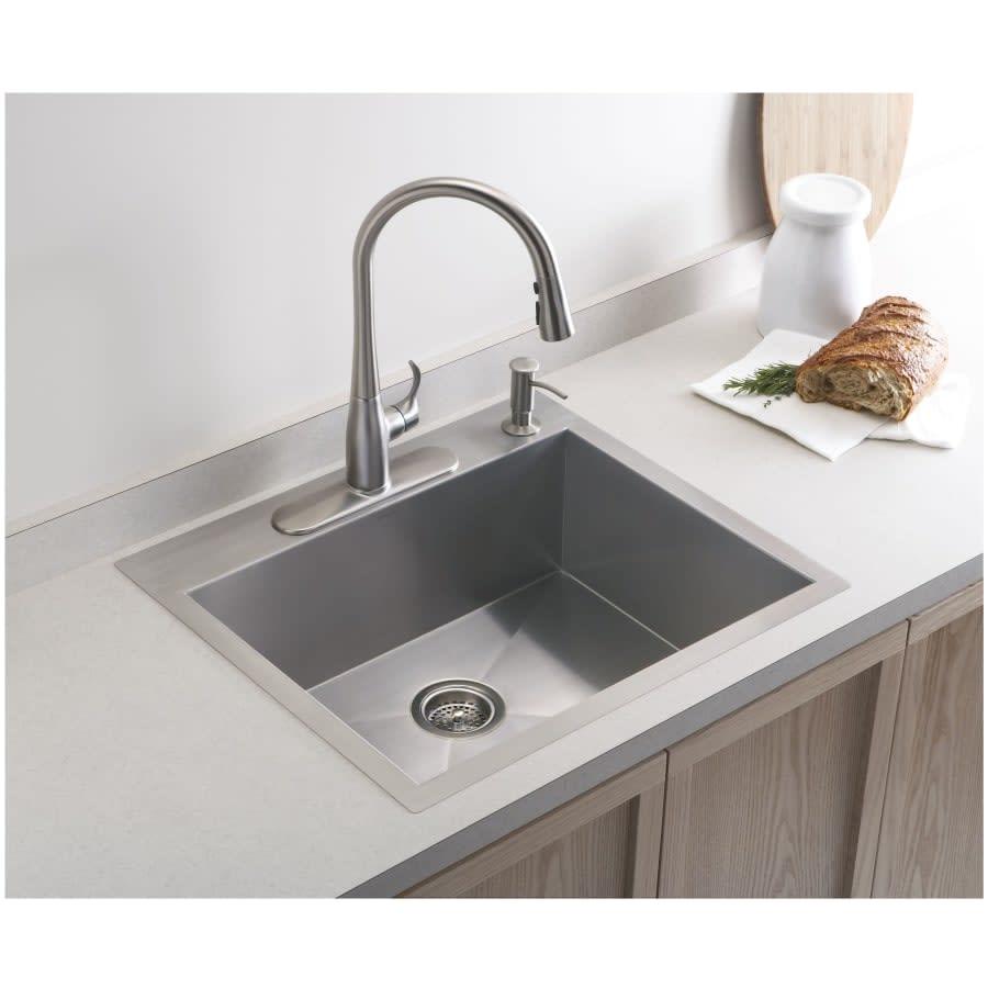 Vault 25" Single Basin Top-Mount/Under-Mount 18-Gauge Stainless Steel Kitchen Sink with SilentShield - aftutyjid4skdjmpdnqs@2x.jpg
