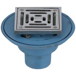 FD2254 Floor Drain, 2 in Outlet, No Hub, 4-3/16 in Square Brass Top - ag6glqz6jnllp7audwip@2x.jpg