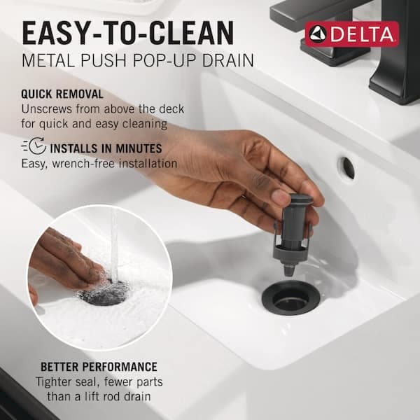 Delta Nicoli 4 in. Centerset Double Handle Pull-Down Spout Bathroom Faucet in Matte Black 25849LF-BLPD - agjp0sq56kgy6gdlc6lc@2x.jpg