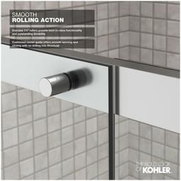 Levity 62" High x 59-5/8" Wide Bypass Frameless Tub Door with Clear Glass - ahs2fu3canholhr4sj4e@2x.jpg