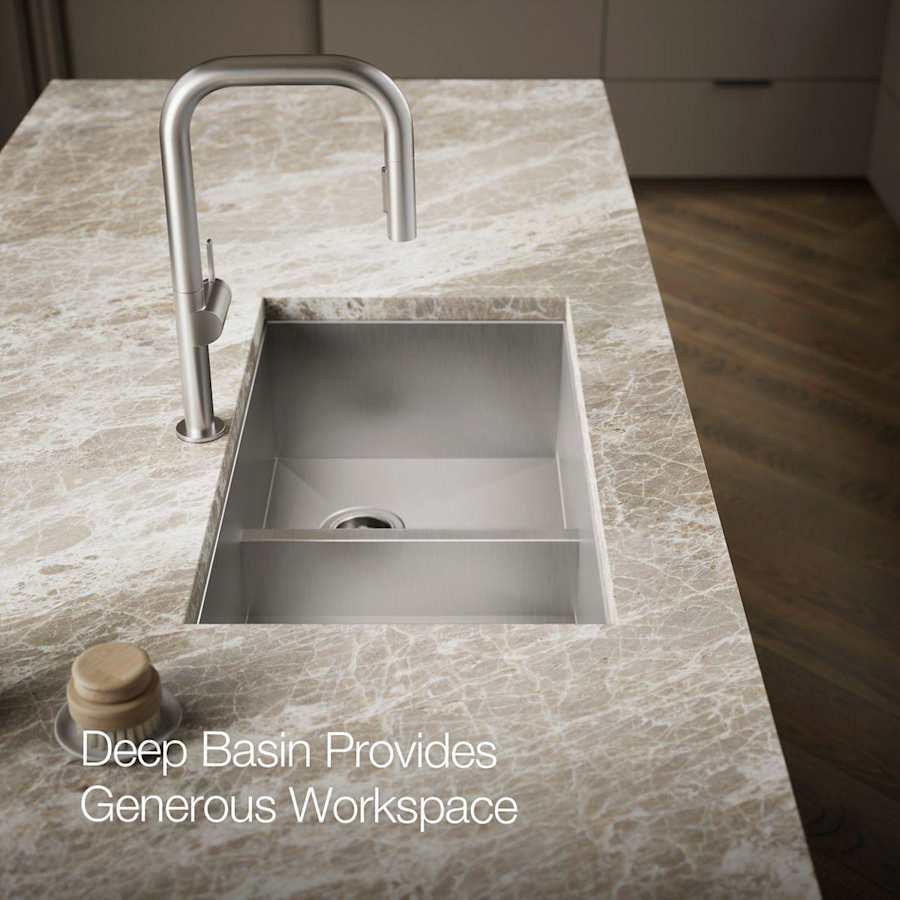 Vault 33" Double Basin Top-Mount/Under-Mount 18-Gauge Stainless Steel Kitchen Sink with Smart Divide - aia6ysd8gm76amrhhhmf@2x.jpg