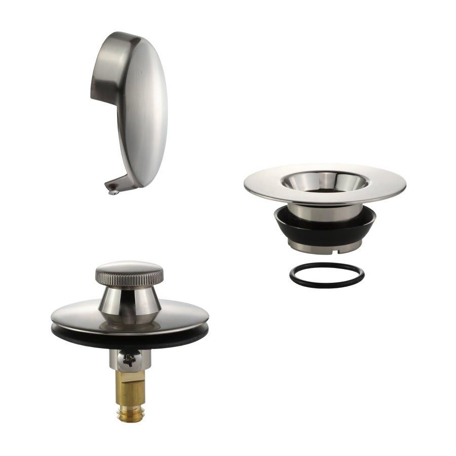 Bath Drain Trim Kit, Lift & Turn, Satin Nickel - ain6iirbatpi8wlwr9pr@2x.jpg