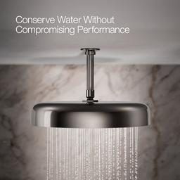 Statement Round 14" Single Function 2.5 GPM Rainhead with MasterClean Sprayface and Katalyst Air-Induction Technology - alg8fygopz52cke5pump@2x.jpg