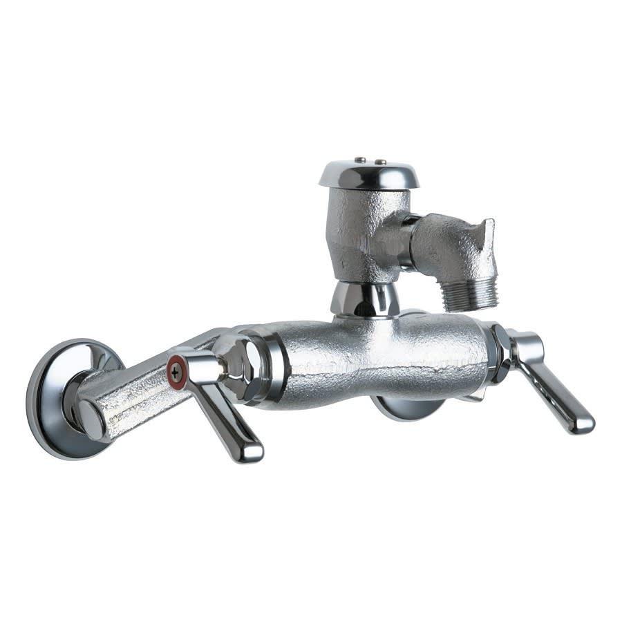 Utility Sink Faucet, Wall Mount, ADA, Lever Handle, Polished Chrome - alxz3hgz5339lzg95cc8@2x.jpg