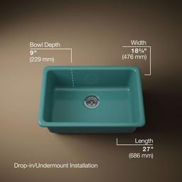 Iron/Tones 27" Undermount Single Basin Enameled Cast Iron Kitchen Sink - am3oqujtisfjjdvzr34e@2x.jpg