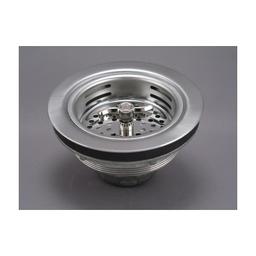 Strainer With Metal Stopper Cut Threads, Stainless Steel, Polished Chrome - aoedlwcr4cxzfu9rb7ow@2x.jpg