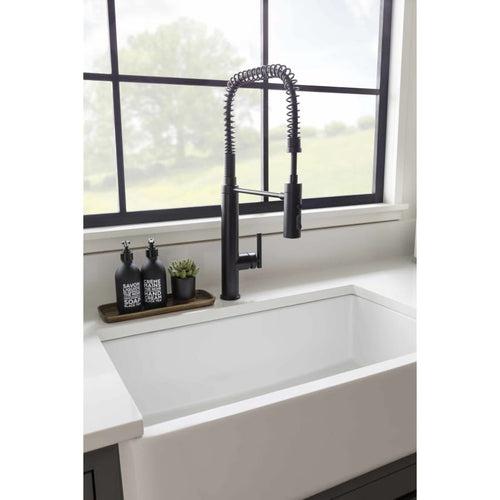 Purist 1.5 GPM Single Hole Pre-Rinse Kitchen Faucet with Sweep Spray, DockNetik, and MasterClean Technologies - aqpwpisurv9lx67vddy5_x500.jpg