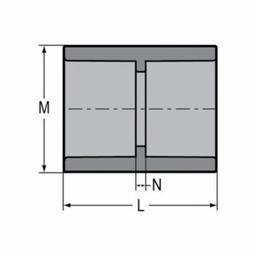 Coupling, 1/2 in, Socket, SCH 80/XH, CPVC - arnwxkxdcxntbag120ct@2x.jpg