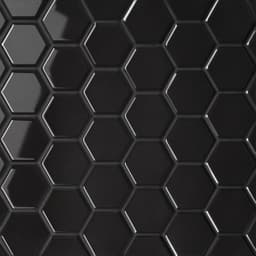 Le Cafe Black 2x2 Hexagon Mosaic Glossy - auixn65itriaxmcsbvdb@2x.jpg